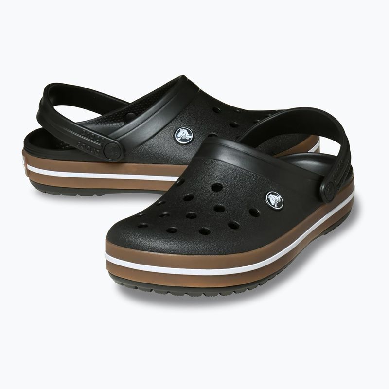 Klapki dziecięce Crocs Crocband Gum black 6