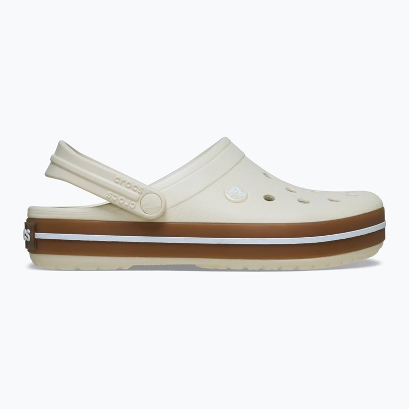 Klapki dziecięce Crocs Crocband Gum summit white 2
