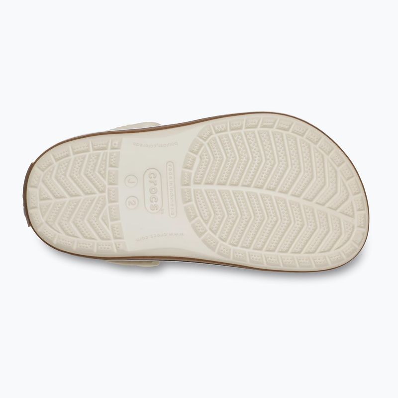 Klapki dziecięce Crocs Crocband Gum summit white 4