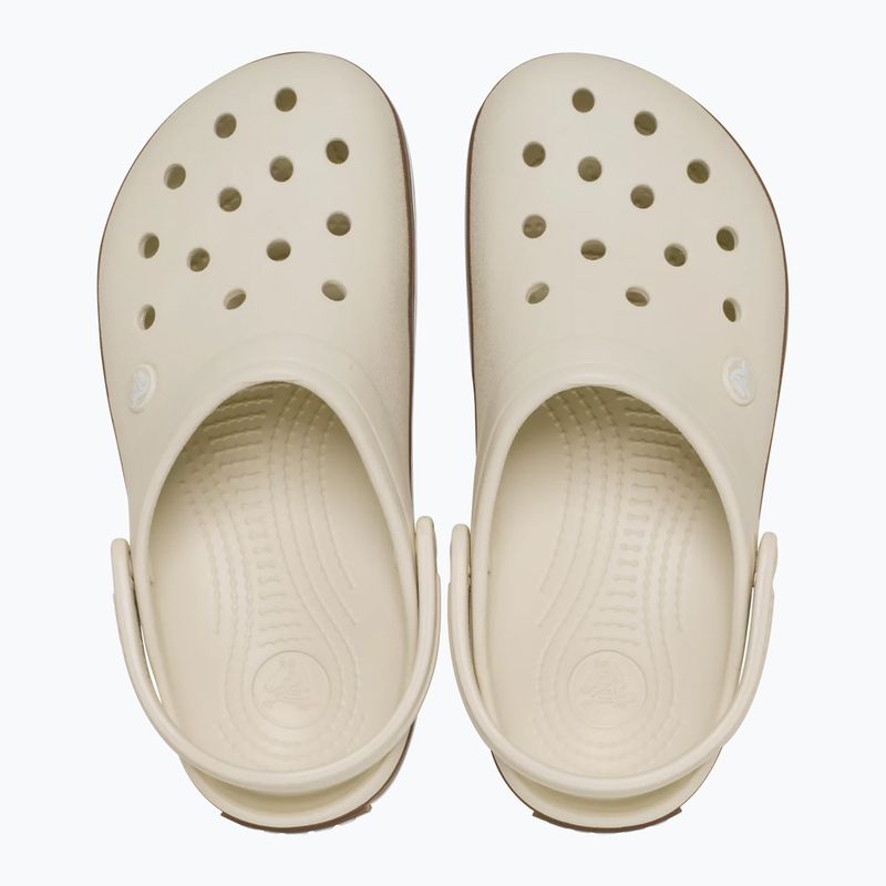 Klapki dziecięce Crocs Crocband Gum summit white 5
