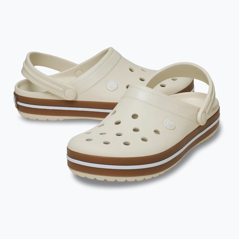 Klapki dziecięce Crocs Crocband Gum summit white 6