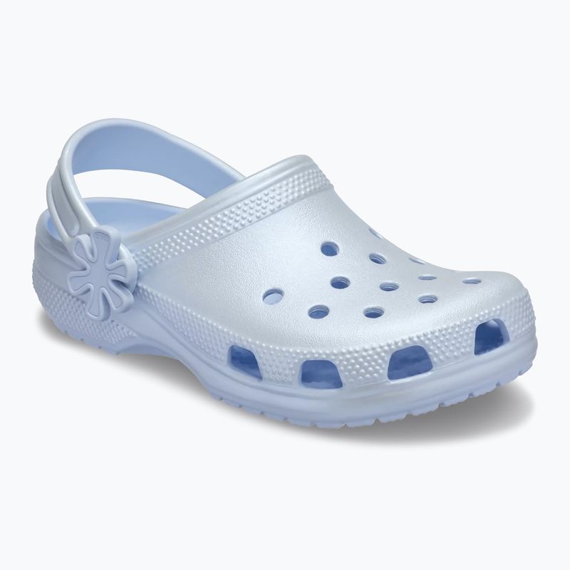 Klapki dziecięce Crocs Classic Pearl Shine blue frost 9