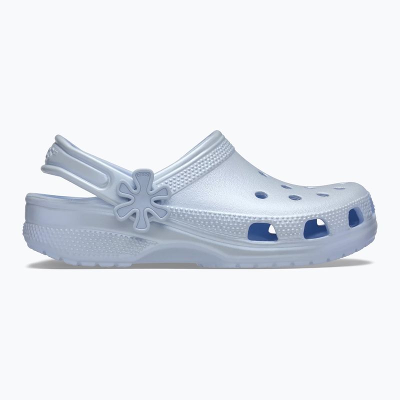 Klapki dziecięce Crocs Classic Pearl Shine blue frost 10