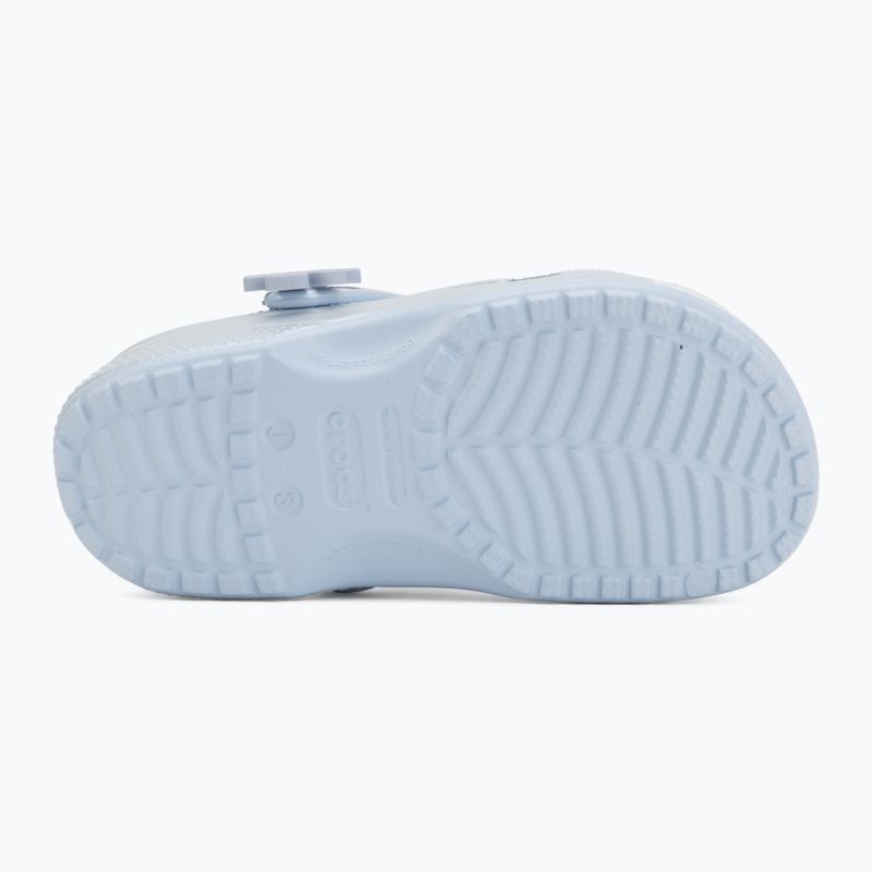 Klapki dziecięce Crocs Classic Pearl Shine blue frost 5