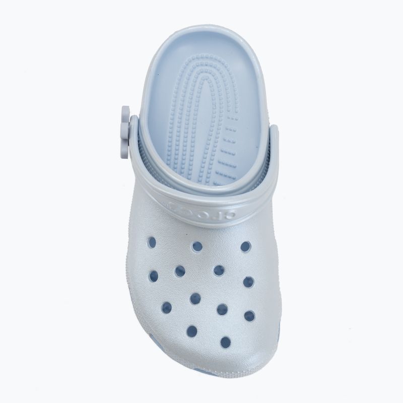 Klapki dziecięce Crocs Classic Pearl Shine blue frost 6