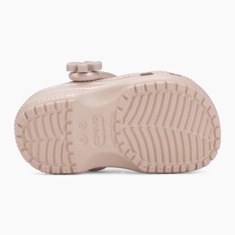Klapki dziecięce Crocs Classic Pearl Shine 212815 quartz 5