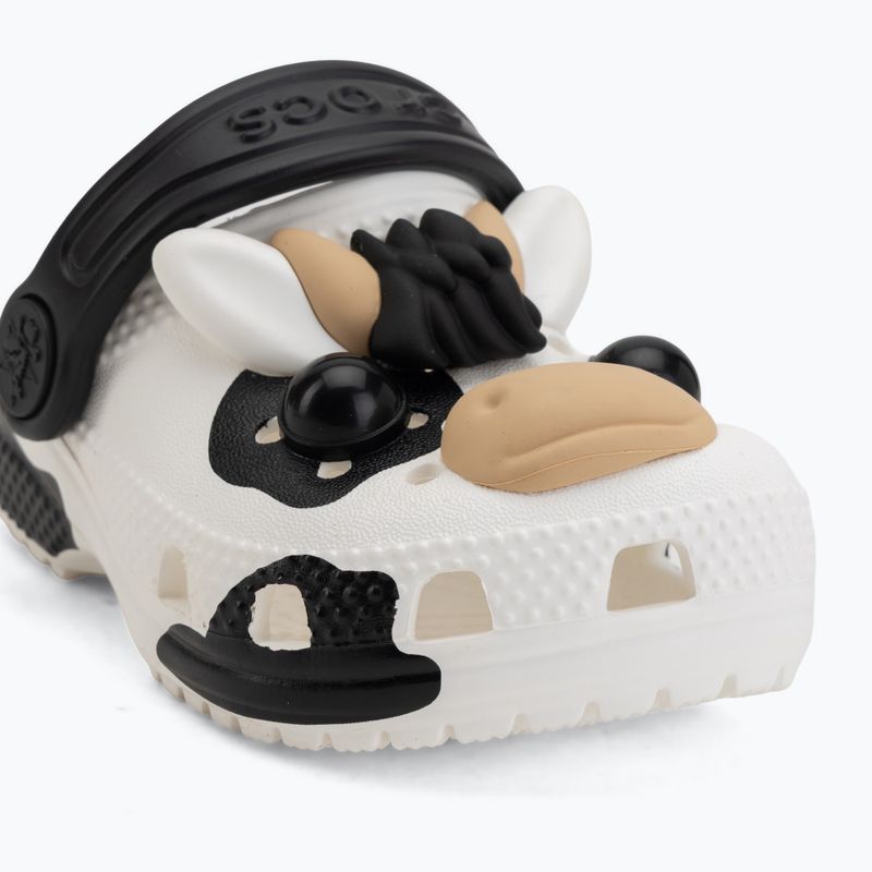 Klapki dziecięce Crocs Classic I Am Cow Glow 8