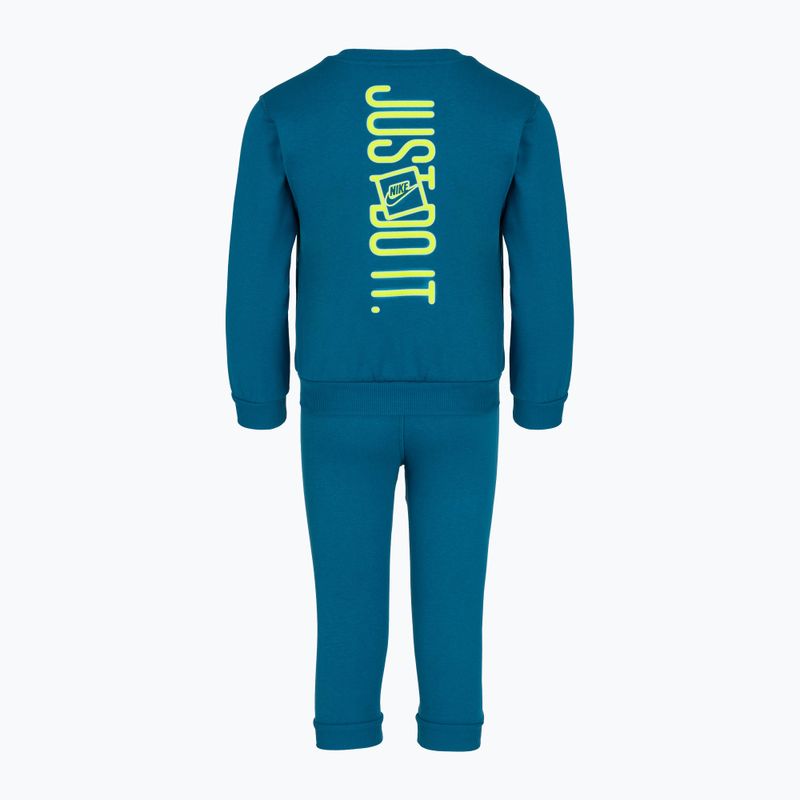 Dres dziecięcy Nike Sportswear Get With Me Lightweight Fleece green abyss 2