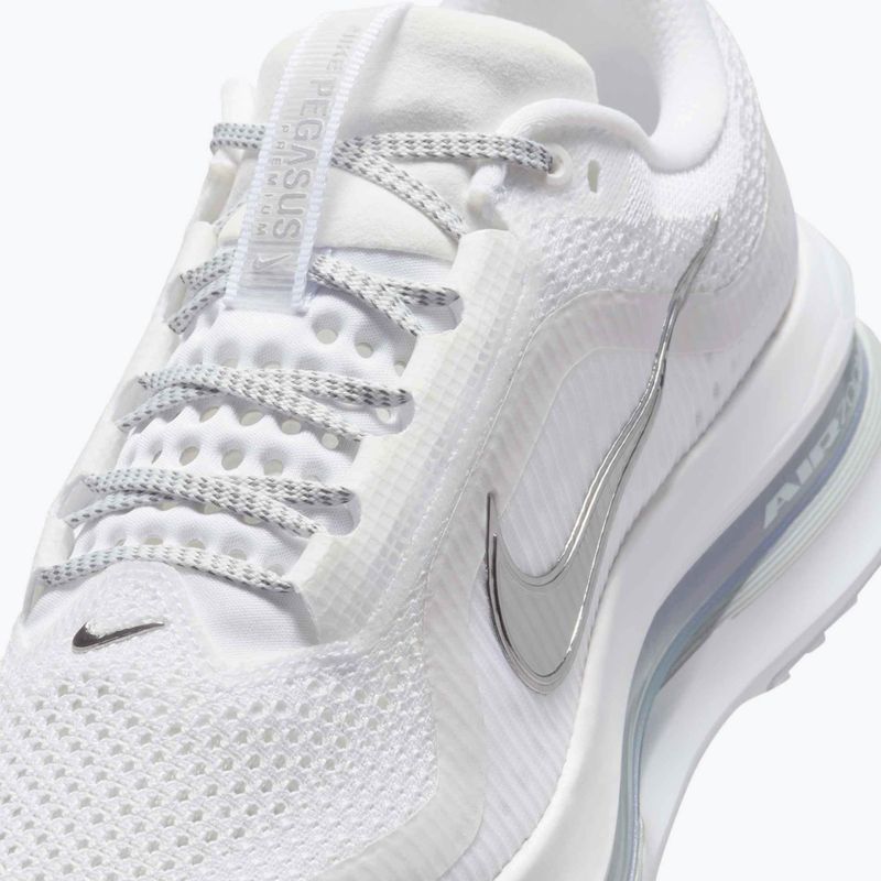 Buty do biegania damskie Nike Pegasus Premium white/metallic silver/metallic silver 12