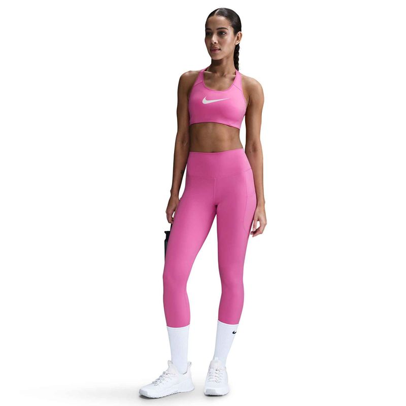 Legginsy damskie Nike One High-Waisted 7/8 playful pink 2