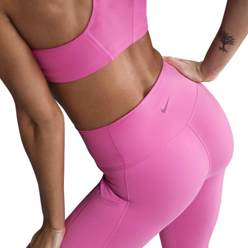Legginsy damskie Nike One High-Waisted 7/8 playful pink 4