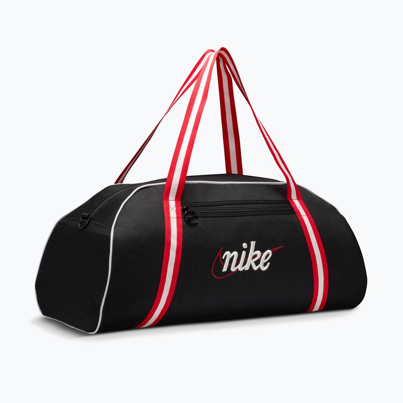 Torba treningowa damska Nike Gym Club Retro 24 l black/university red/sail 2