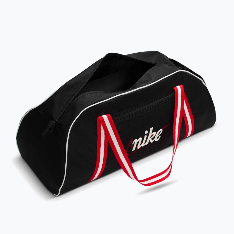 Torba treningowa damska Nike Gym Club Retro 24 l black/university red/sail 4