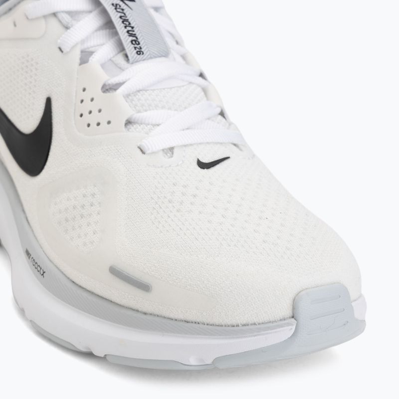 Buty do biegania damskie Nike Structure 26 white/pure platinum/black 7
