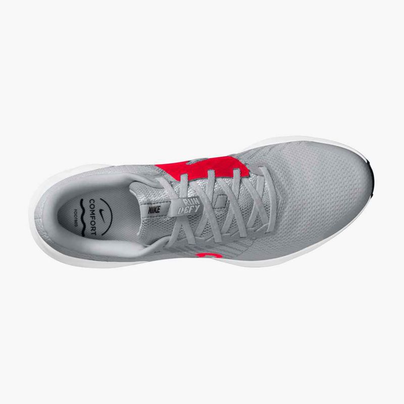 Buty do biegania męskie Nike Run Defy wolf grey/bright crimson/black/white 6