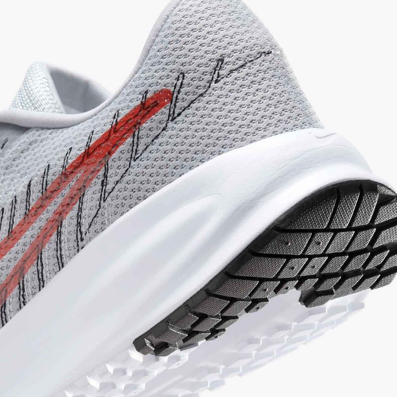 Buty do biegania męskie Nike Run Defy wolf grey/bright crimson/black/white 9