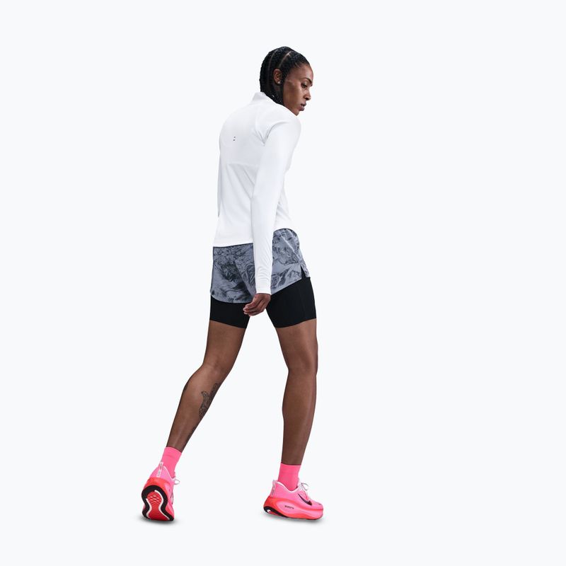 Bluza do biegania damska Nike Tempo Dri-Fit 1/4 Zip white 3