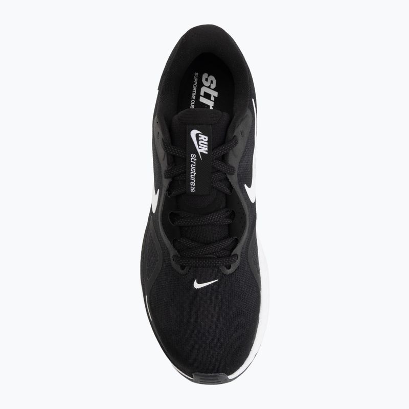 Buty do biegania męskie Nike Structure 26 Wide black/wolf grey/metallic silver/white 5