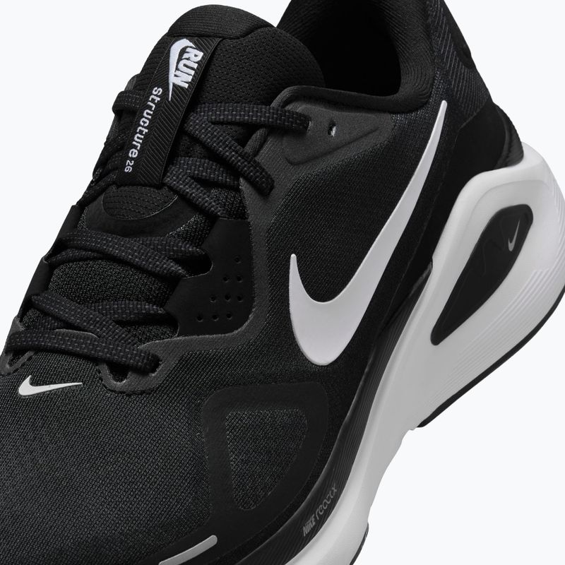 Buty do biegania męskie Nike Structure 26 black/wolf grey/metallic silver/white 5