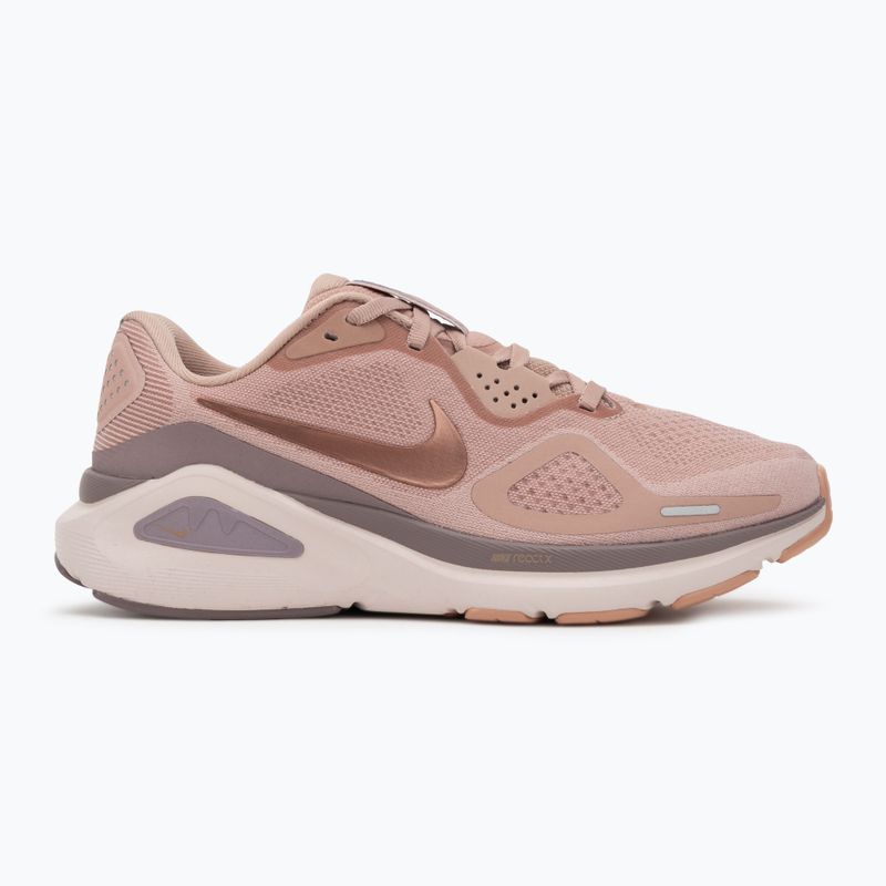 Buty do biegania damskie Nike Structure 26 particle pink/taupe grey/silt red/metal rose gold 2