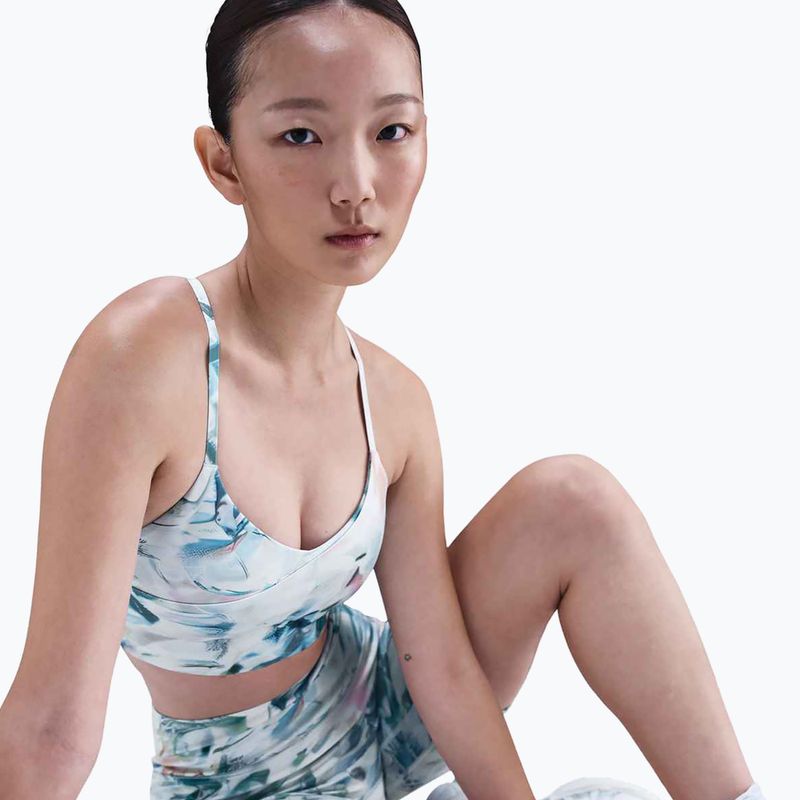 Biustonosz treningowy Nike Indy Artist Collection Light-Support blue tint 5