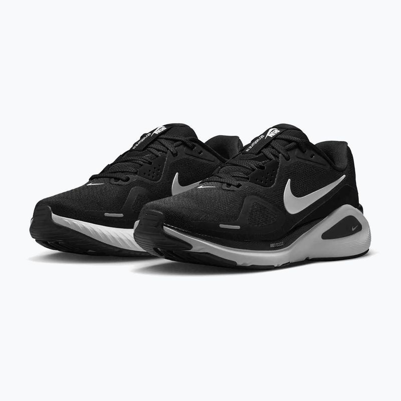 Buty do biegania damskie Nike Structure 26 black/cool grey/metallic silver/white 10