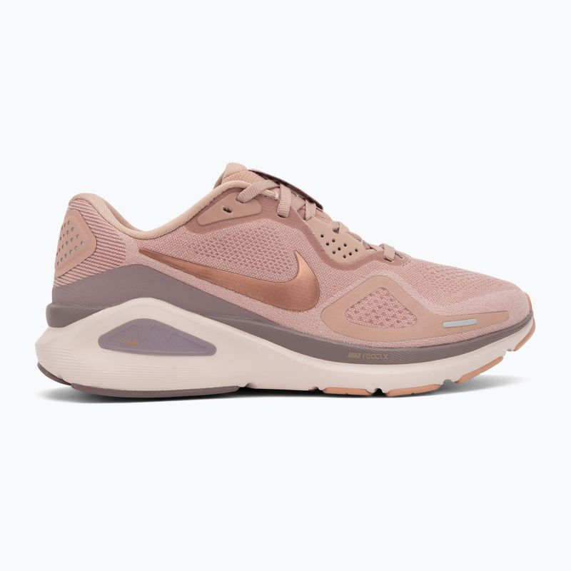 Buty do biegania damskie Nike Structure 26 particle pink/taupe grey/silt red/metal rose gold 2