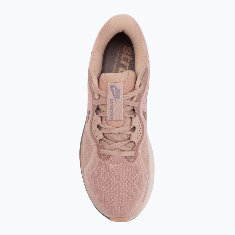 Buty do biegania damskie Nike Structure 26 particle pink/taupe grey/silt red/metal rose gold 5