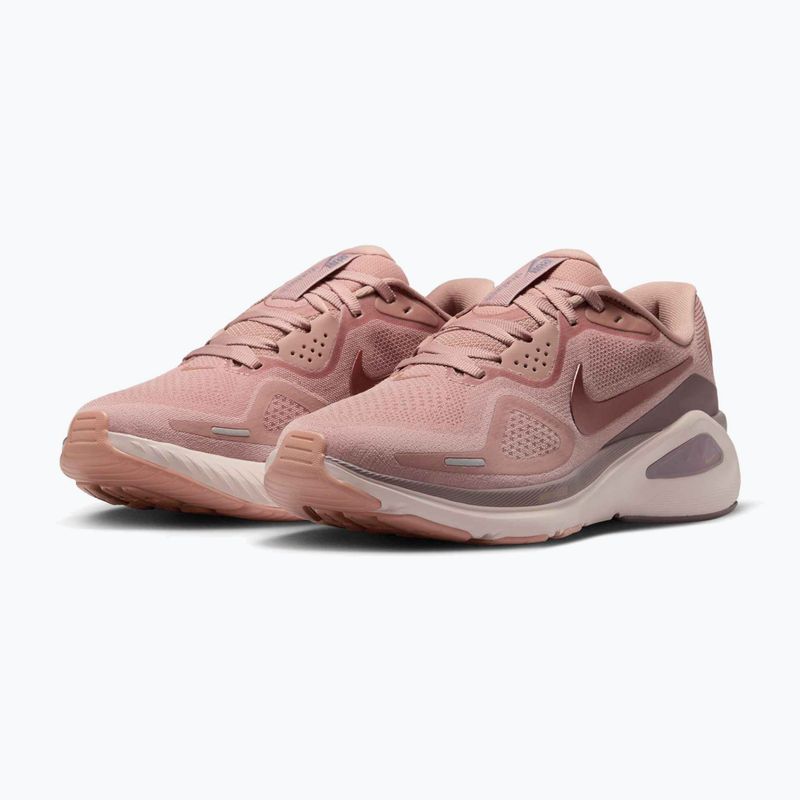 Buty do biegania damskie Nike Structure 26 particle pink/taupe grey/silt red/metal rose gold 3