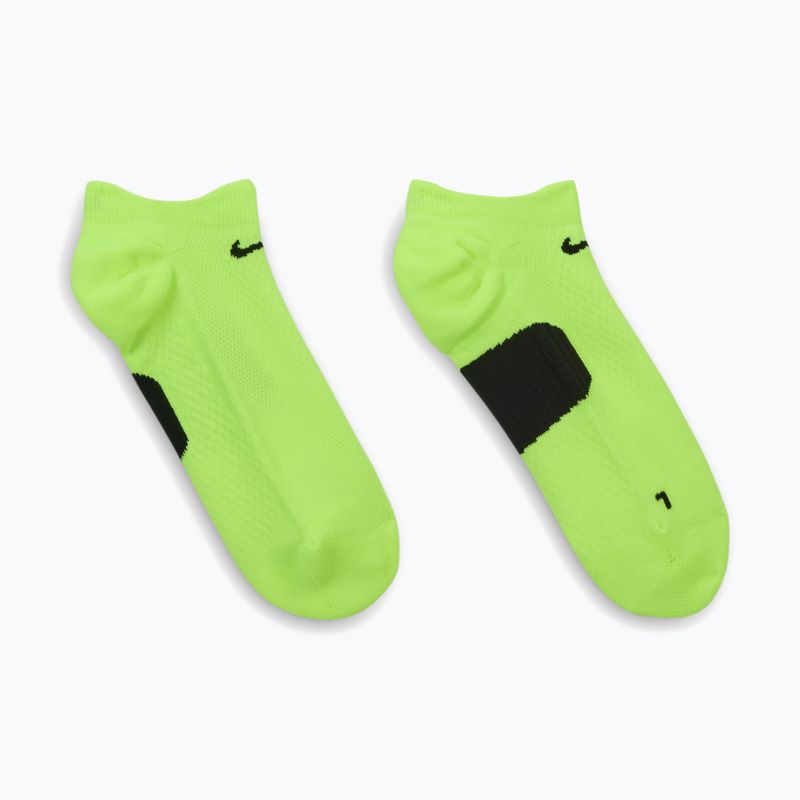 Skarpety Nike Running Midweight No-Show volt/black/black 3