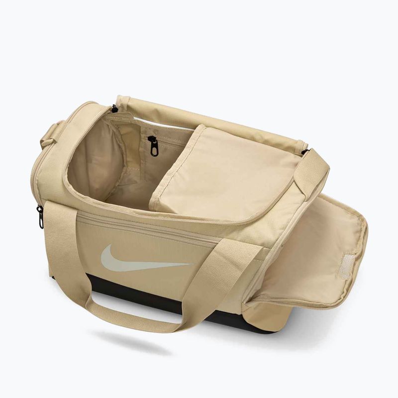 Torba treningowa Nike Brasilia 9.5 Duffle 25 l desert khaki/black/sail 5