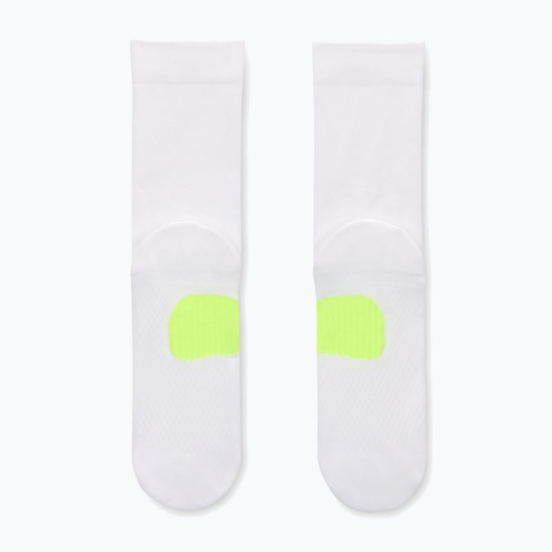 Skarpety Nike Running Midweight Crew white/volt/black 3