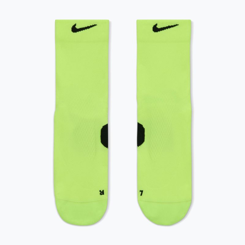 Skarpety Nike Running Midweight Micro Crew volt/black/black 2