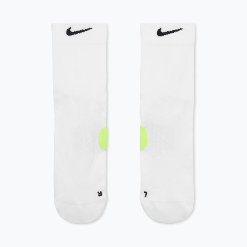 Skarpety Nike Running Midweight Micro Crew white/volt/black 2