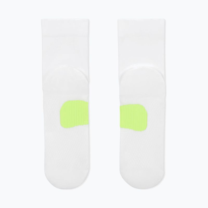 Skarpety Nike Running Midweight Micro Crew white/volt/black 3