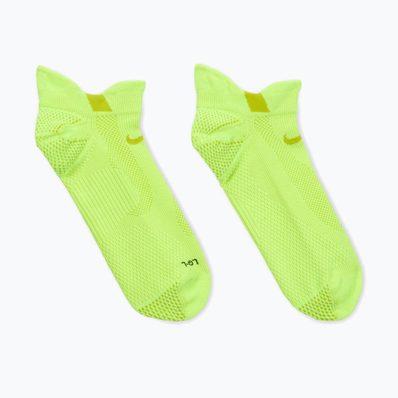 Skarpety Nike Running Lightweight No-Show volt/bright cactus/black/bright cactus 3