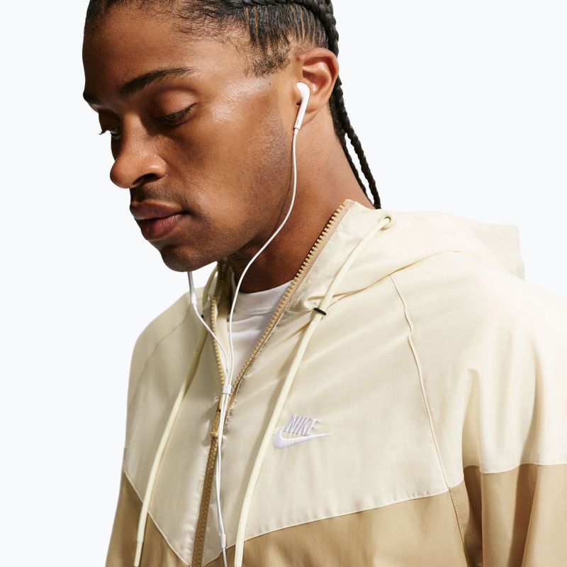 Kurtka męska Nike Sportswear Windrunner parachute beige/light khaki/white 5