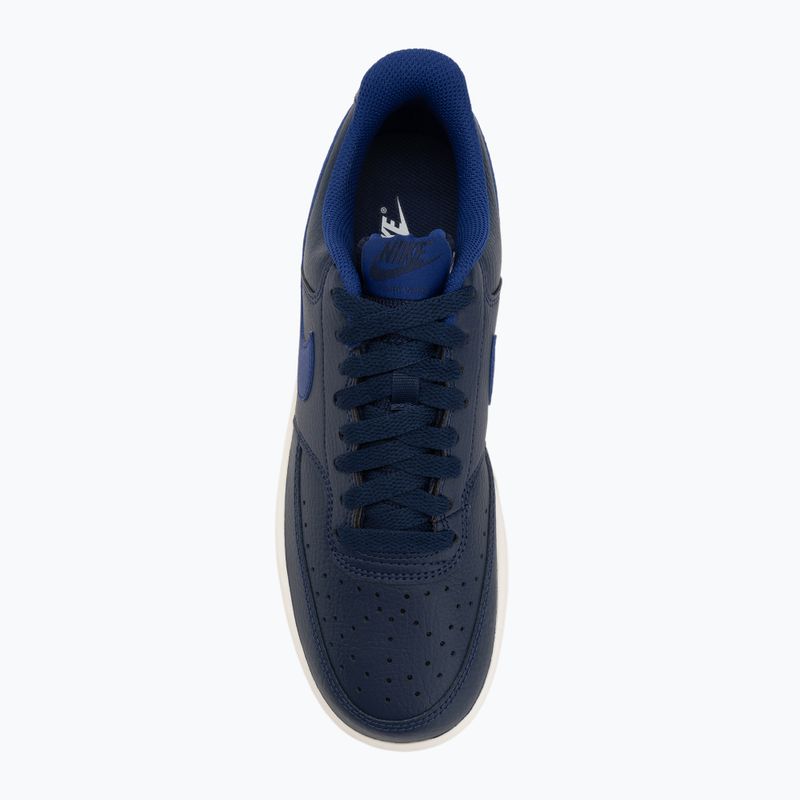 Buty męskie Nike Court Vision Low midnight navy/deep royal blue/sail 5