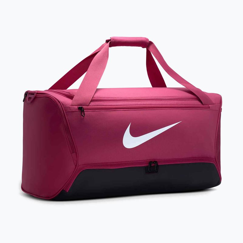 Torba treningowa Nike Brasilia 9.5 60 l sweet beet/black/white 2