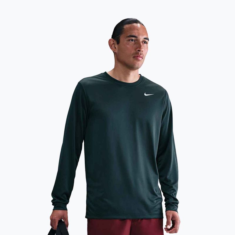 Longsleeve treningowy męski Nike Dri-FIT Legend seaweed/matte silver
