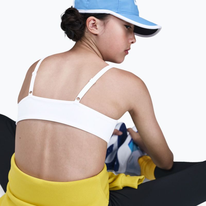 Biustonosz dziewczęcy Nike Alate White/Light Smoke Grey 6