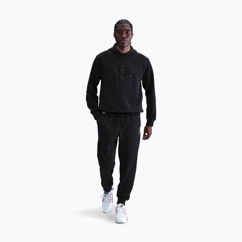 Bluza tenisowa męska Nike Court Dri-Fit Heritage French Terry Hoodie black/anthracite 2