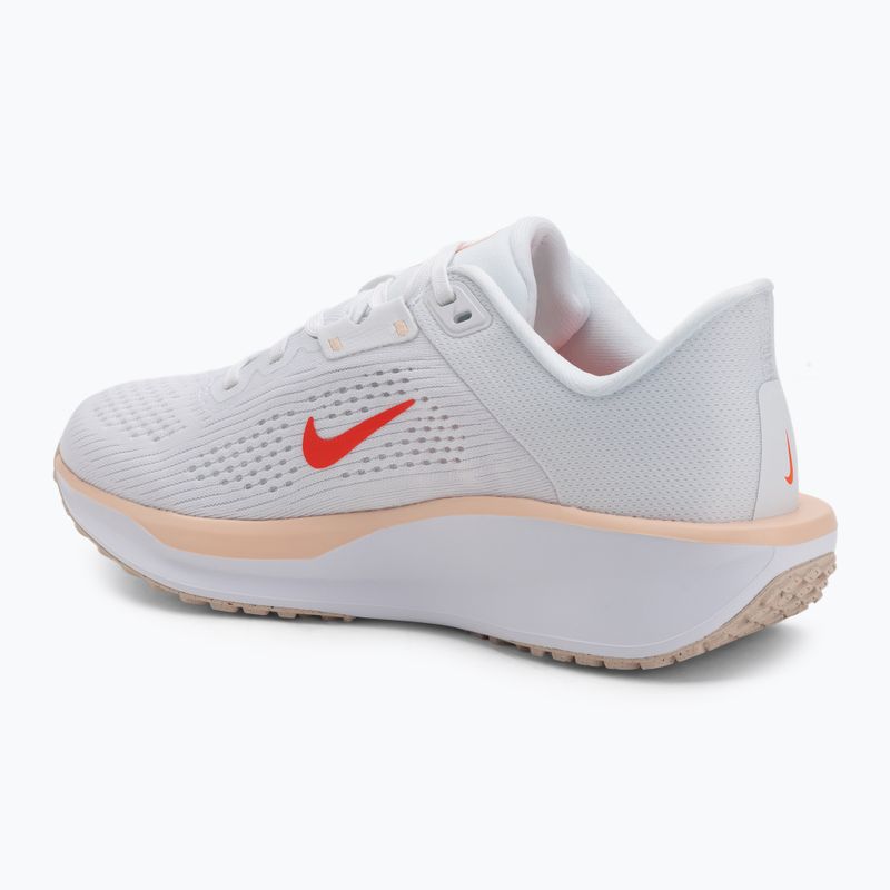 Buty do biegania damskie Nike Quest 6 white/bright crimson/washed coral 3