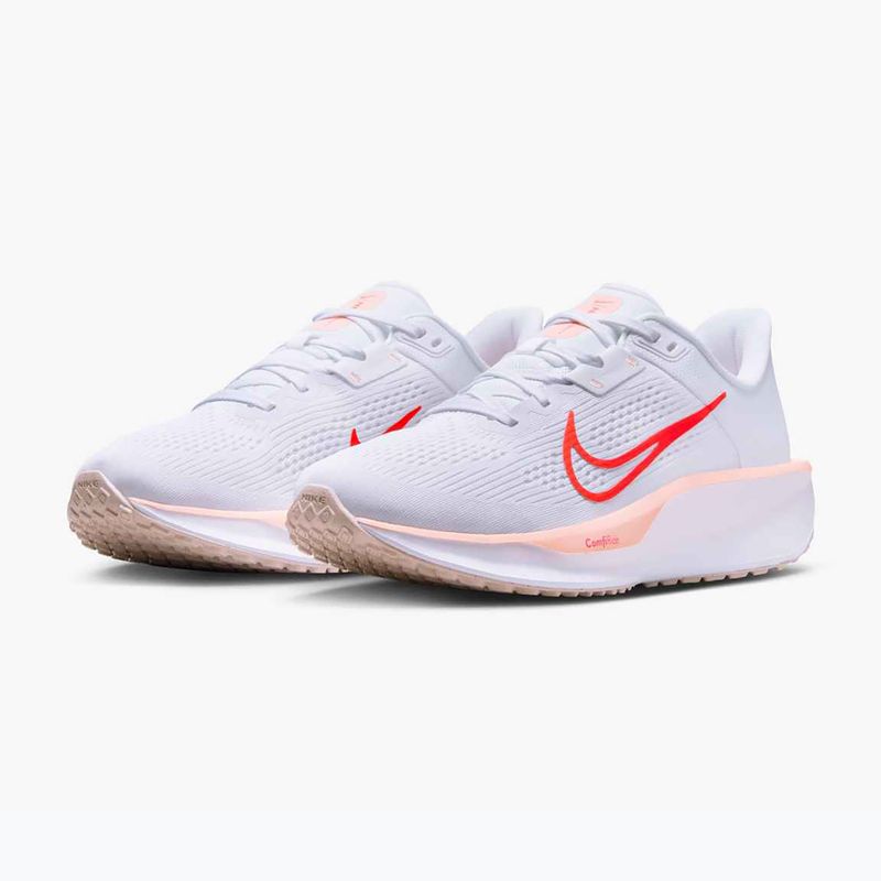 Buty do biegania damskie Nike Quest 6 white/bright crimson/washed coral 3