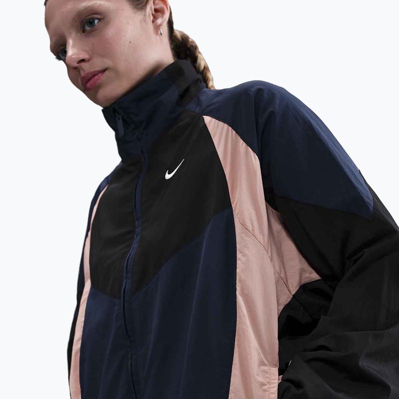 Kurtka damska Nike Sportswear Oversized midnight navy/black/particle pink/sail 4