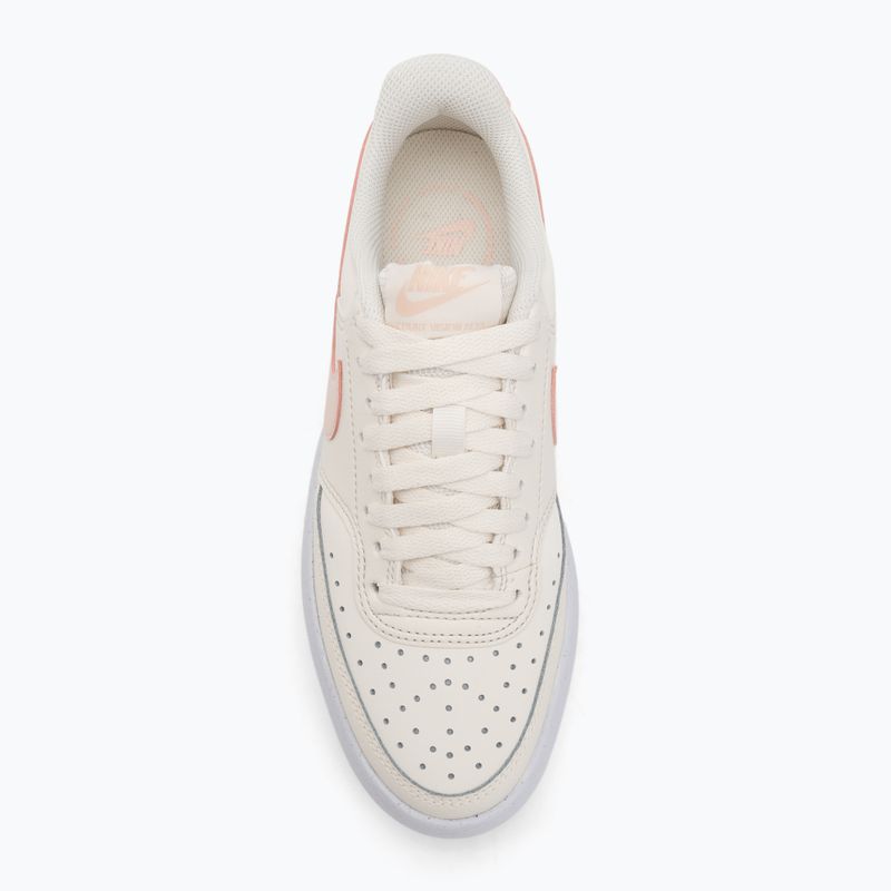 Buty damskie Nike Court Vision Alta pale ivory/washed coral/white 5