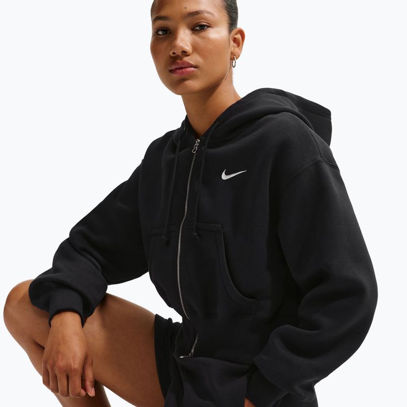 Bluza damska  Nike Sportswear Phoenix Fleece Loose Full-Zip black/sail 4