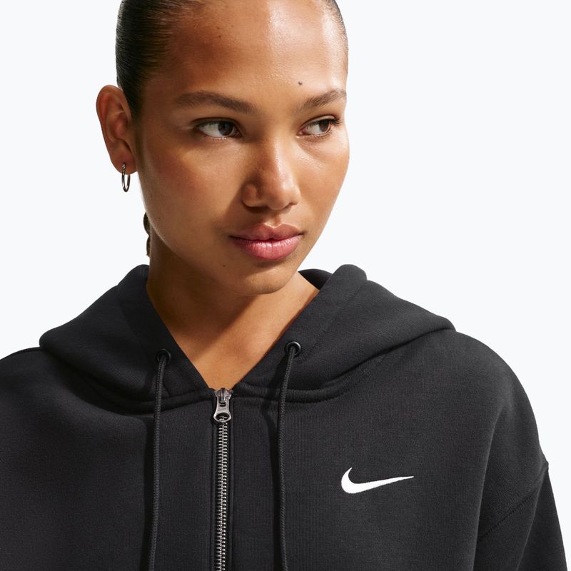 Bluza damska  Nike Sportswear Phoenix Fleece Loose Full-Zip black/sail 5