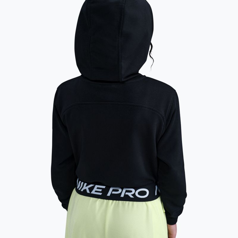 Bluza dziecięca Nike Pro Fleece black/black/black/white 4