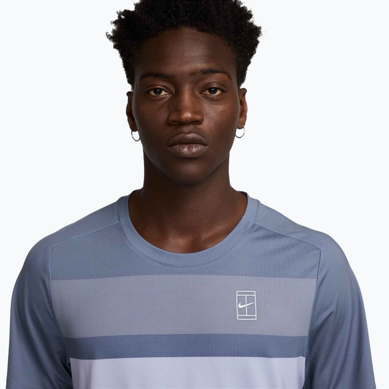Koszulka tenisowa męska Nike Court Dri-Fit Advantage world indigo/white 3